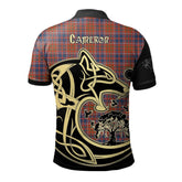 Clan Cameron of Lochiel Ancient Tartan Polo Shirt Viking Wolf OU39 Cameron of Lochiel Ancient Tartan Tartan Polo